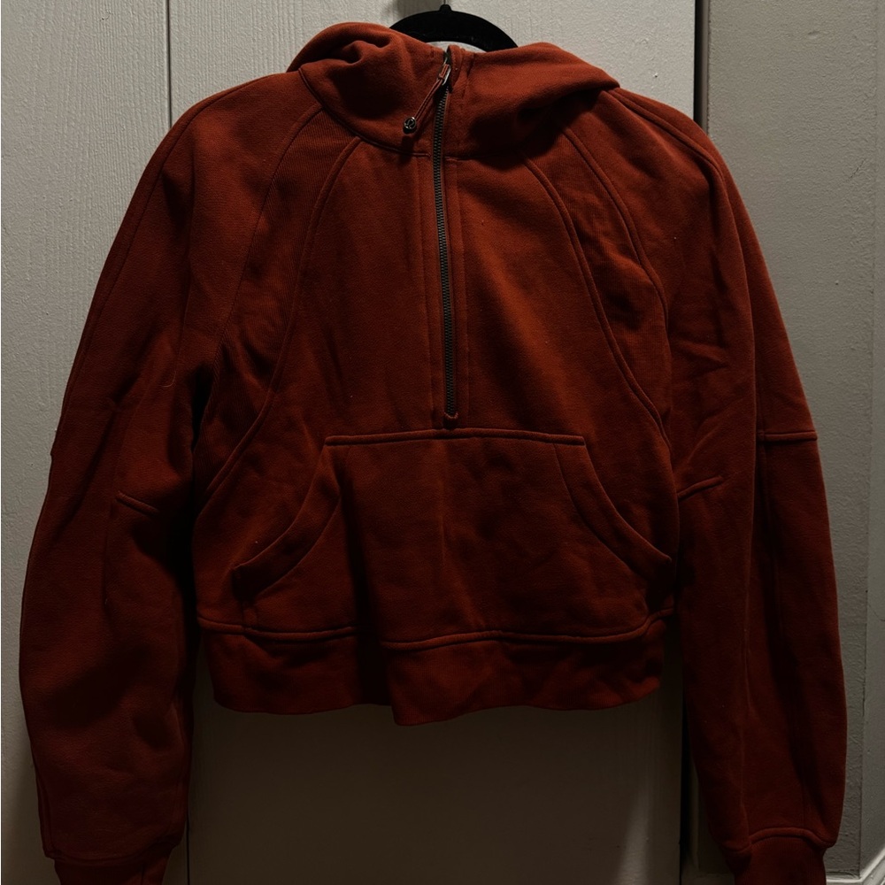 Lululemon Oversized Scuba Half Zip Autumn Rust